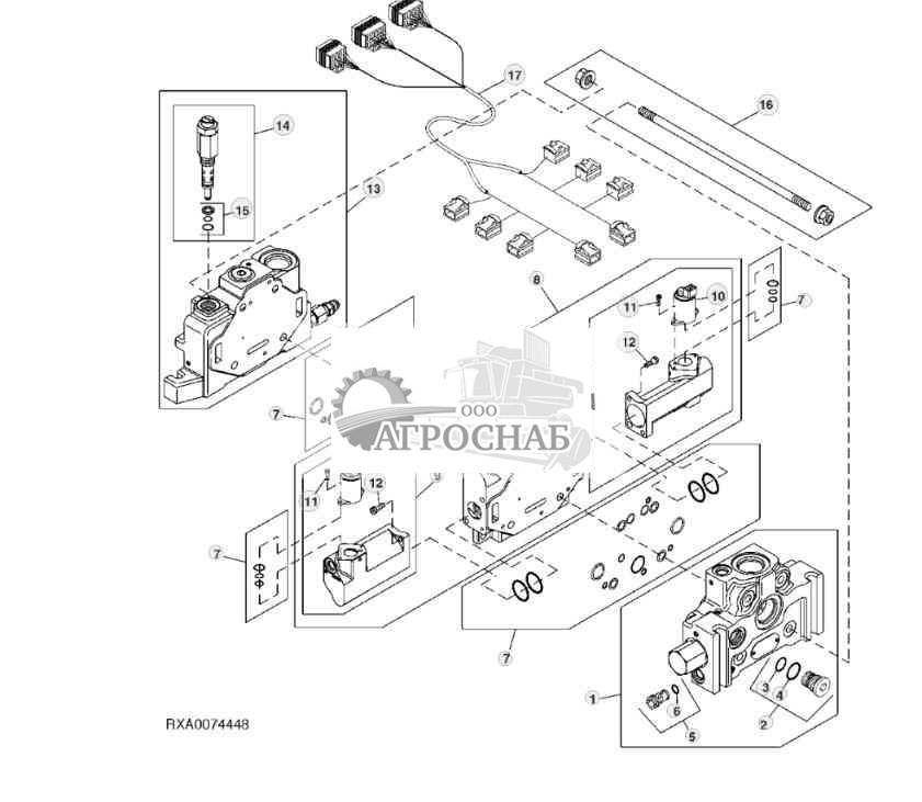 SELECTIVE CONTROL VALVE (SCRAPER TRACTOR) 